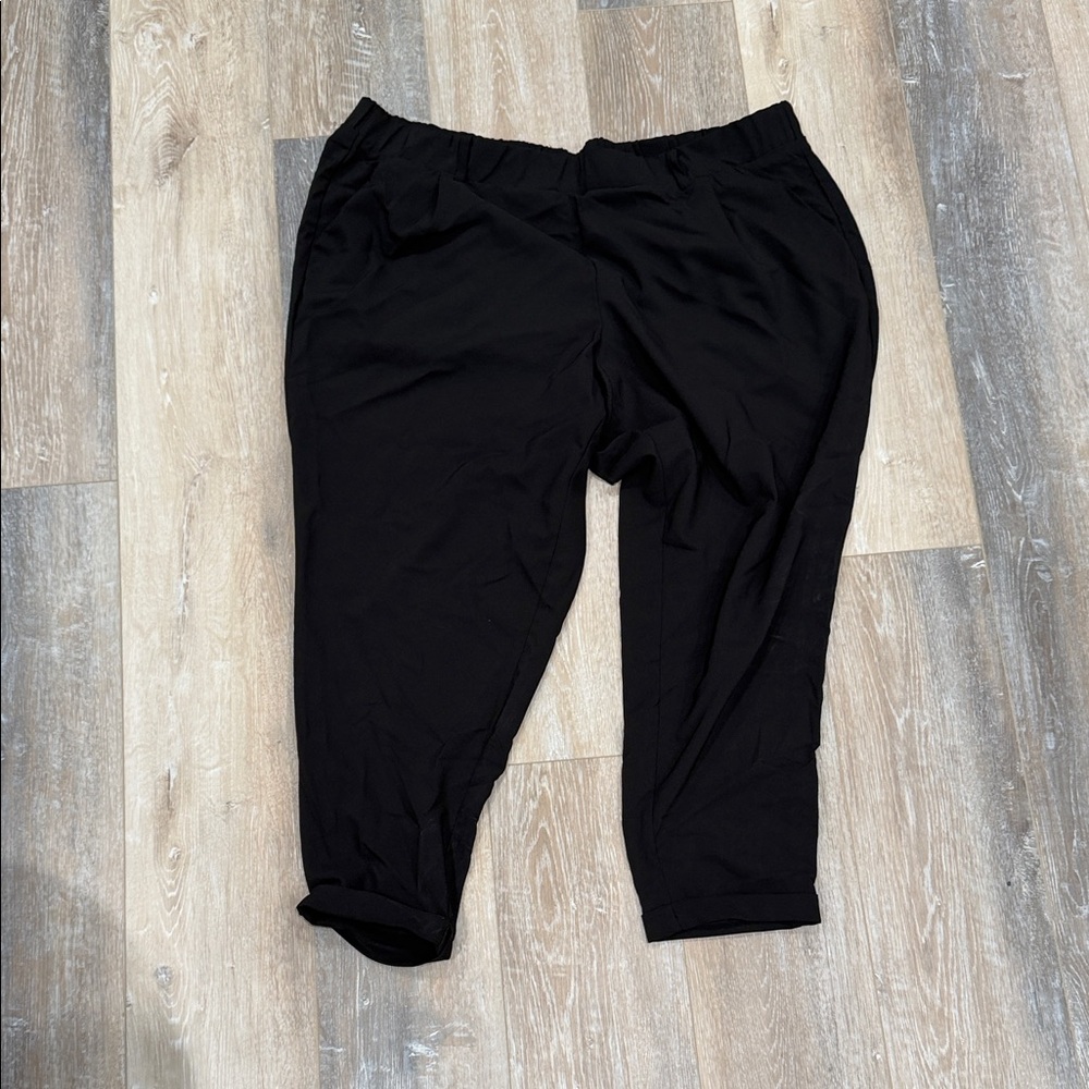Torrid Black Elastic Waist Pants
